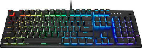 Corsair K60 Pro RGB Gaming Μηχανικό Πληκτρολόγιο με Cherry Viola διακόπτες και RGB φωτισμό (Ελληνικό)