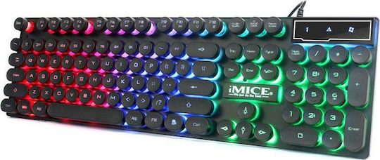 iMice AK-800 Gaming Keyboard with RGB lighting (English US)