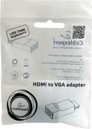 Cablexpert A-HDMI-VGA-001 Converter HDMI male to VGA female 1pcs