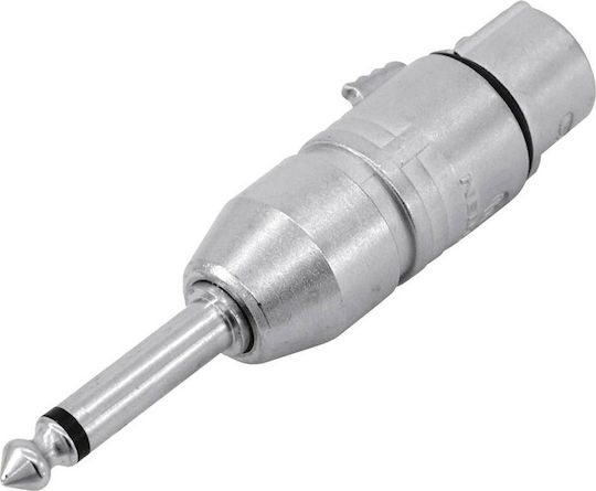 Neutrik NA2FP Converter 6.3mm male to XLR female Silver 1pcs