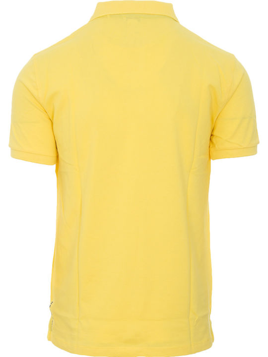 Institutional Polo Short Sleeve Yellow Blouse