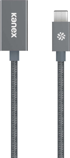 Kanex Auf Usb 3.0 Конвертор USB-C мъжки към USB-A женски Сив 1бр
