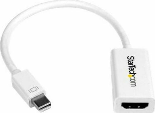StarTech Конвертор HDMI женски към mini DisplayPort мъжки Бял 1бр MDP2HD4KSW