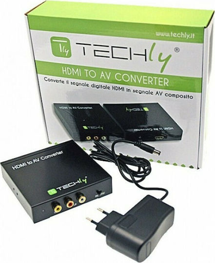 Techly Convertor RCA feminin în HDMI feminin 1buc 350023