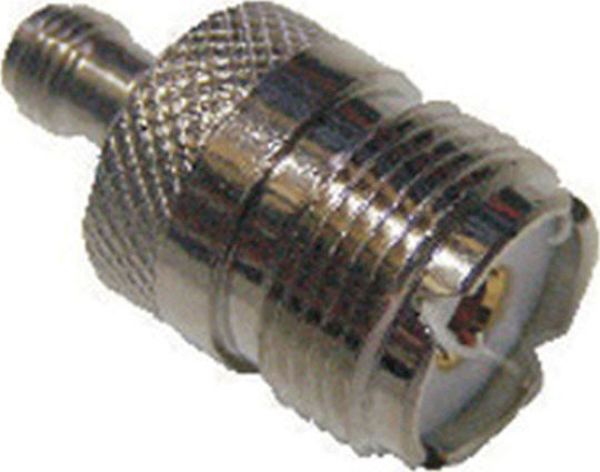 Ultimax V7839 SMA Female to Coaxial Female Converter Silver