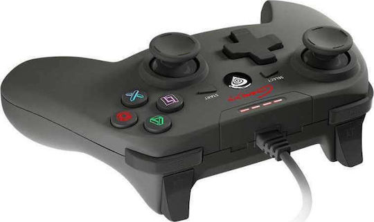 Genesis P58 Ενσύρματο Gamepad για PC / PS3 Μαύρο