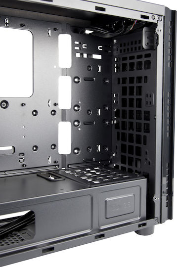Chieftec Hawk Tempered Glass Gaming Middle Tower Carcasă PC Cu Deschidere Laterală Neagră