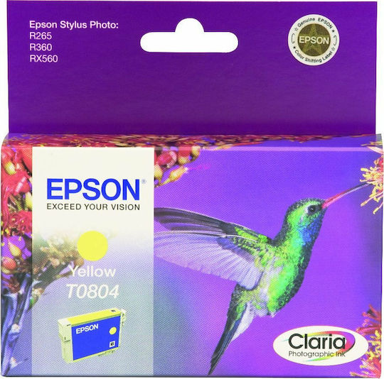 Epson T0804 Original Cerneală Imprimantă InkJet Galben (C13T08044011 C13T08044020)