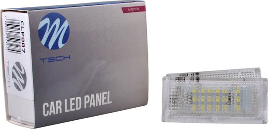 M-Tech Lumini pentru plăcuțele de înmatriculare Lumini LED pentru BMW E46 E46 4D 2buc