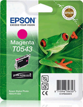Epson T0543 Γνήσιο Μελάνι Εκτυπωτή InkJet Ματζέντα (C13T05434010)