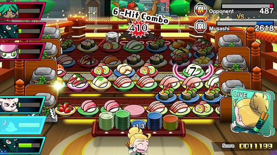 Sushi Striker The Way of Sushido Игра за Switch