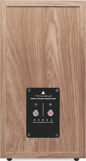 Triangle BR03 Ζεύγος Ηχείων Hi-Fi Βιβλιοθήκης 100W 2 Δρόμων Π20.6xΒ38xΥ31.4εκ. Βελανιδιά