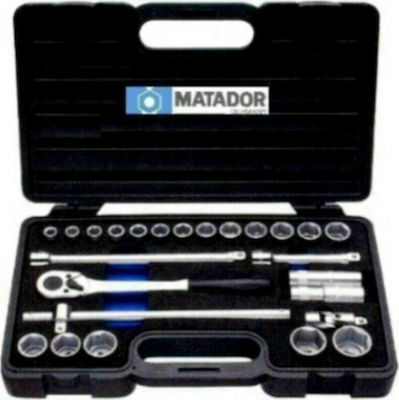 Matador Set Ratchet 1\2" 25pcs