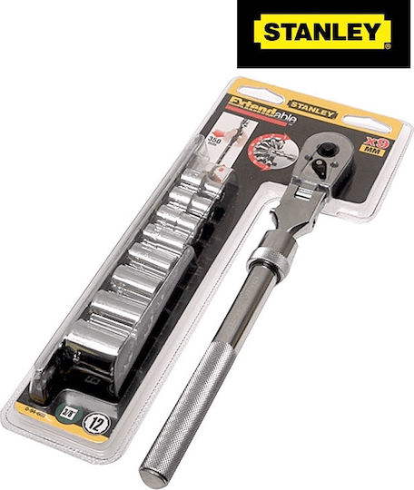 Stanley Set Ratchet 3\8" 9pcs