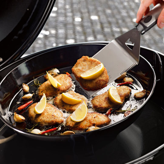 Outdoorchef 18.211.60 Подредба Тави За Барбекю с Перфорирана Решетка Ø35.9см