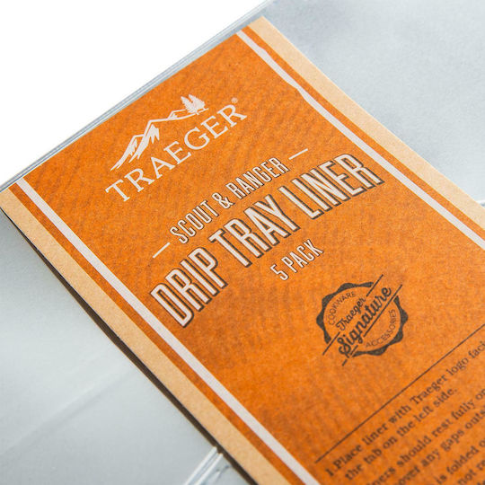 Traeger Ranger Set Grillzubehör Aluminiumscheibe für Fette 5 Stk