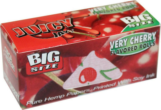 Juicy Jays Very Cherry Cigarette Rolling Roll with Cone Tips 5m 1pcs
