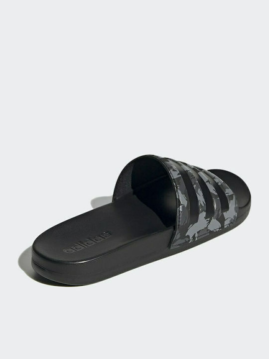 Adidas Cloudfoam Plus Slides σε Μαύρο Χρώμα