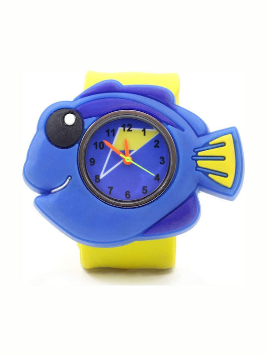 Wacky Watches Παιδικό Αναλογικό Ρολόι Wacky Μπλε