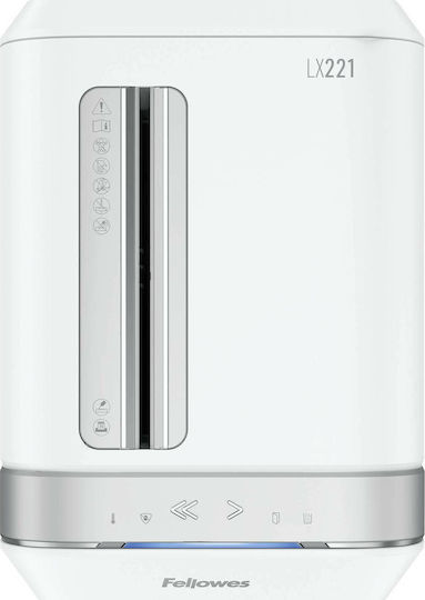 Fellowes Καταστροφέας Εγγράφων Powershred LX 221 Micro Cut 20 Φύλλων με Κάδο 30lt