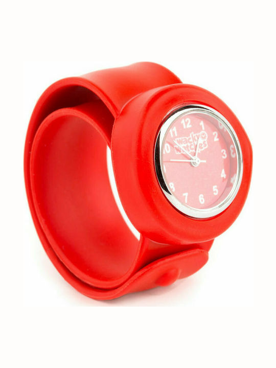 Wacky Watches Παιδικό Αναλογικό Ρολόι Wacky Slap 3D Κόκκινο