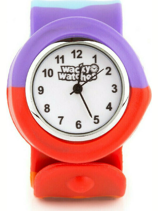 Wacky Watches Παιδικό Αναλογικό Ρολόι Wacky Slap 3D Πολύχρωμο