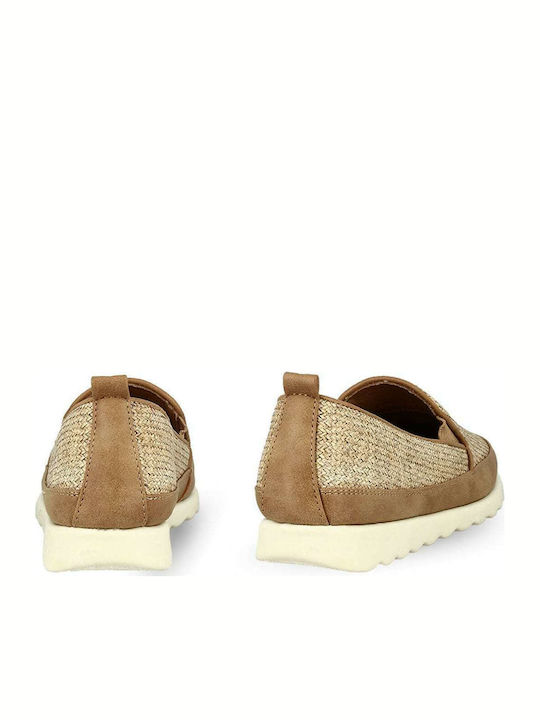 Women's Loafers in Tabac Brown Color