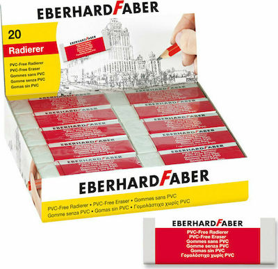 Eberhard Faber Eraser for Pencil and Pen 1pcs White