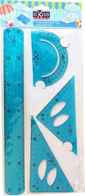 Exas Paper Set 4 Instrumente Geometrice Plastice