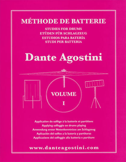 Dante Agostini Methode de Batterie Παρτιτούρα για Ντραμς Vol.1