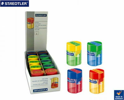 Staedtler Plastic Double Pencil Sharpener Barrel (Μiscellaneous Colours)