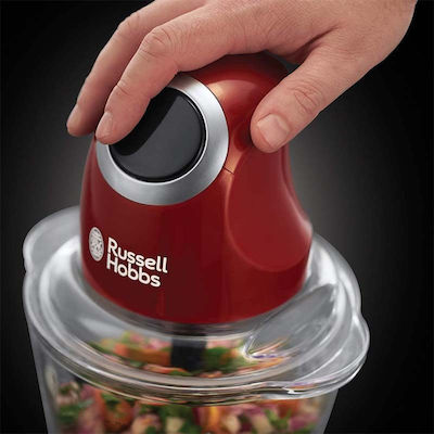 Russell Hobbs -56 Mini-Zerkleinerer Multi 200W mit Behälter 1Es Rot