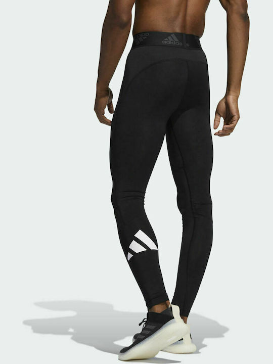Adidas Techfit Long Tights Ανδρικό Ισοθερμικό Παντελόνι Compression Μαύρο