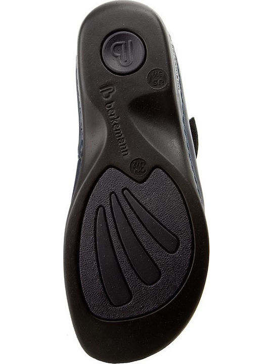Janna Leather Women's Anatomic Sandals Navy Blue