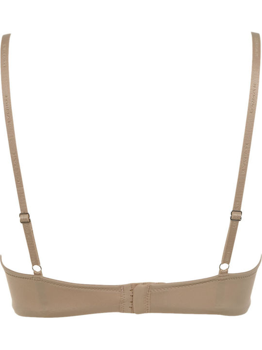 Desiderio Regg Plunge Push Up Plunge Bra without Underwire Nude