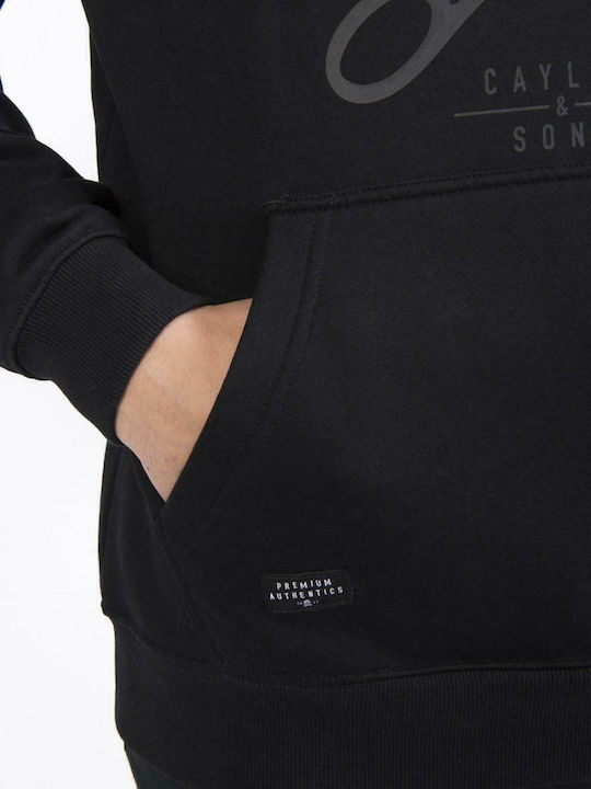 Sweatshirt mit Kapuze Schwarz