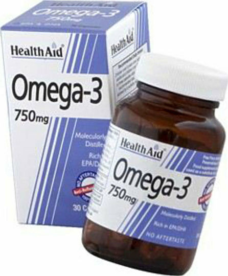 Health Aid Omega 3 Fish Oil 750mg 30 caps