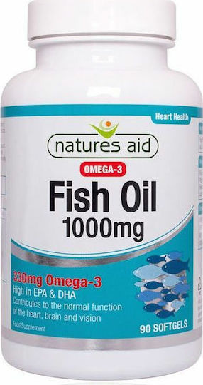 Natures Aid Everyday Essentials Fish Oil Ιχθυέλαιο 1000mg 180 κάψουλες