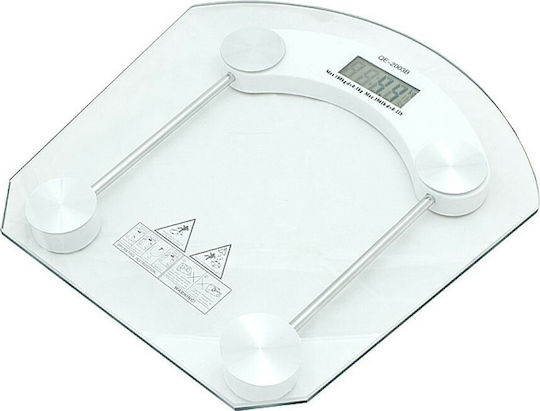 Digitale Badezimmerwaage 150kg mit Körperfettmessung Transparente 2003B