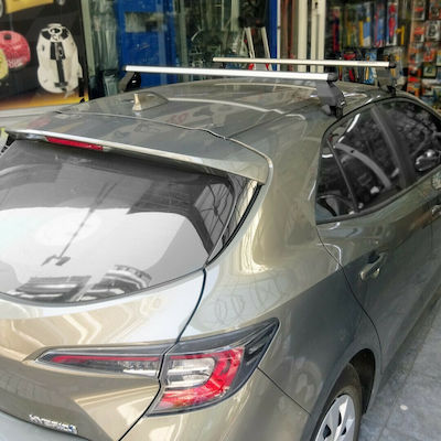 Menabo for Cars with Factory Bars (with Roof Rack Legs) Silver