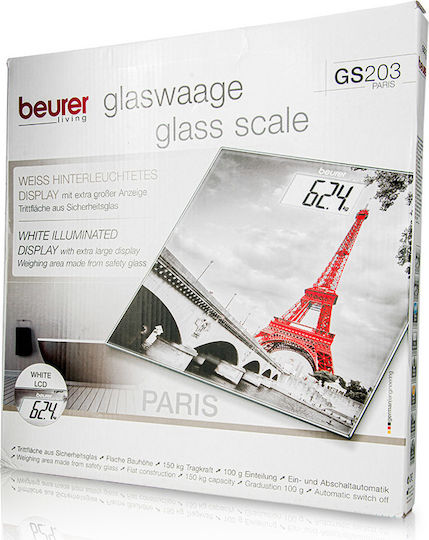 Beurer Digital Badezimmerwaage in Farbe Mehrfarbig Paris 75631