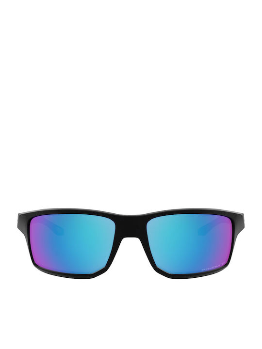 Oakley Gibston Ανδρικά Γυαλιά Ηλίου με Μαύρο Κοκκάλινο Σκελετό και Μπλε Polarized Καθρέφτη Φακό OO9449-12