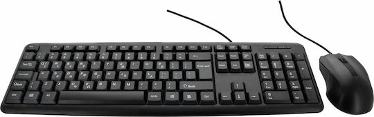 Lamtech LAM040830 Σετ Πληκτρολόγιο & Ποντίκι Ελληνικό