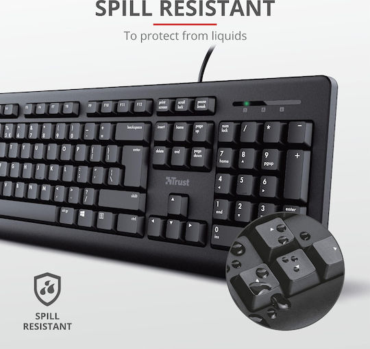 Trust Primo Nur Tastatur Griechisch