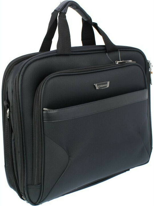 Diplomat The Atlanta Collection 998-42 Waterproof Shoulder / Handheld Bag for 15.6" Laptop Black