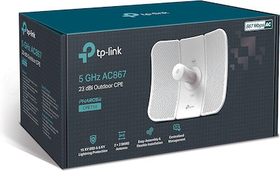 TP-LINK CPE710 Εξωτερική Κεραία WiFi Κατευθυντική 23dBi με σύνδεση Ethernet