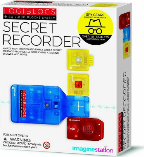 Logiblocs Alarms & Door Bell Kit STEM Joc Educațional Mecanic pentru 5+ ani Ani