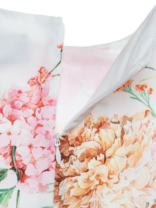 Παιδικό Φόρεμα Κοντομάνικο Floral Πολύχρωμο