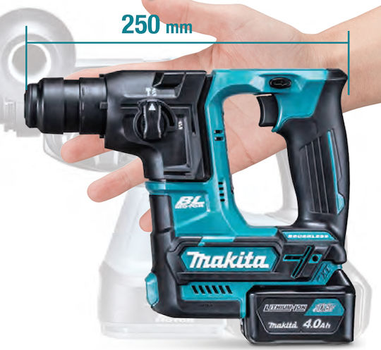 Makita HR166DZJ Κρουστικό Σκαπτικό Πιστολέτο Μπαταρίας Brushless 12V Solo με Υποδοχή SDS Plus HR166DZJ