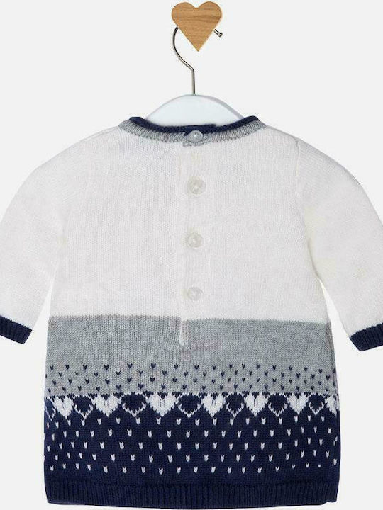 Mayoral Kids Dress Long Sleeve Multicolour